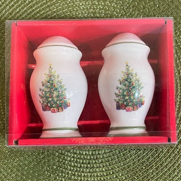 Christopher Radko Holiday Celebrations salt & pepper shakers NWT - Picture 8 of 9